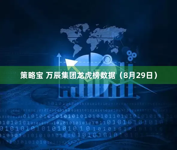 策略宝 万辰集团龙虎榜数据（8月29日）