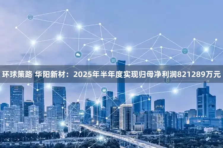 环球策路 华阳新材：2025年半年度实现归母净利润821289万元